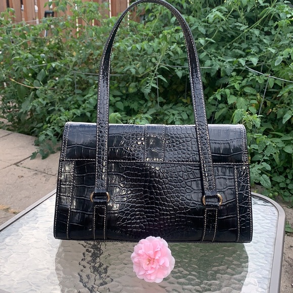 Liz Claiborne Faux Crocodile Leather Bag - Picture 6 of 17